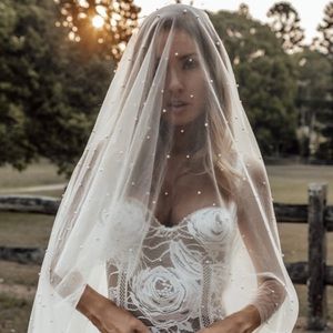 Brand new grace loves lace pearly blusher veil